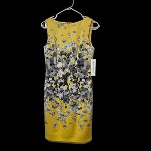 Maggy London Yellow Dress size 6 NEW with tags